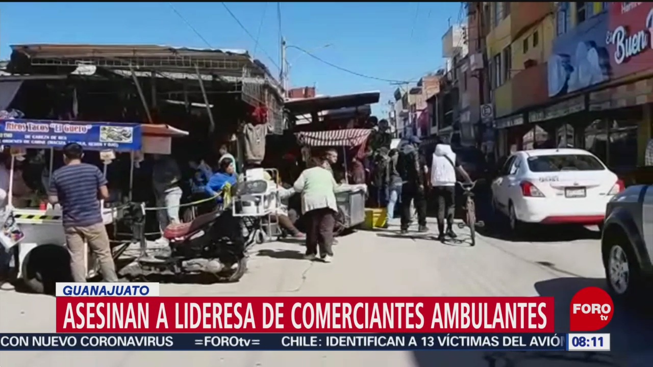 FOTO: asesinan a lideresa de comerciantes ambulantes en guanajuato