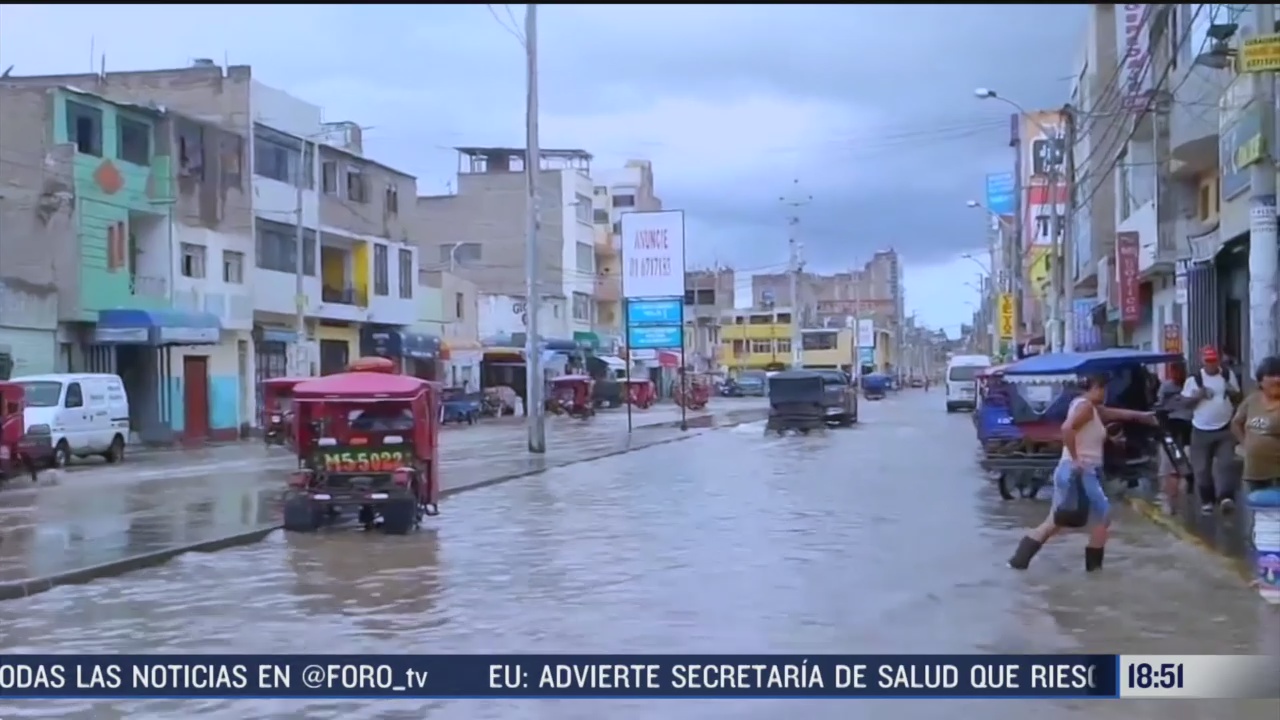FOTO: autoridades alertan a mas de 3 millones de personas por fuertes lluvias en peru