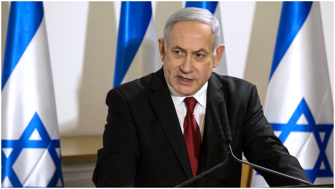 Imagen: Benjamin Netanyahu asegura no temer al juicio en su contra, 29 de febrero de 2020 (Getty Images)