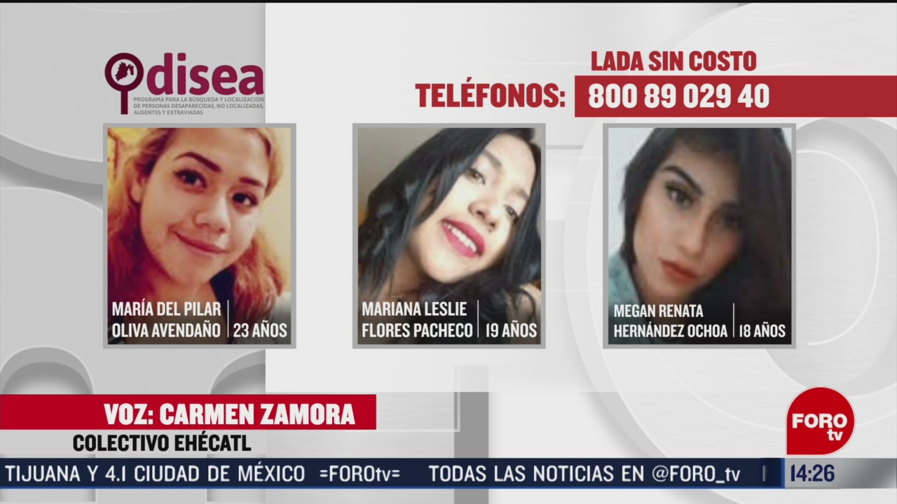 FOTO: buscan a tres amigas desaparecidas en ecatepec