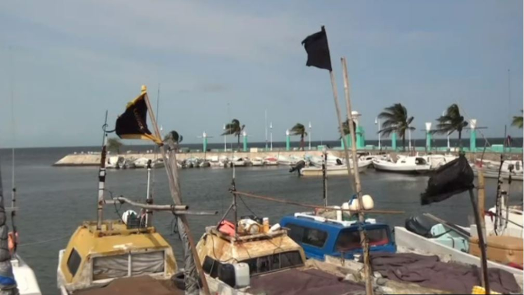 FOTO: Cierran puertos por Frente Frío 36 en Campeche, el 02 de febrero de 2020