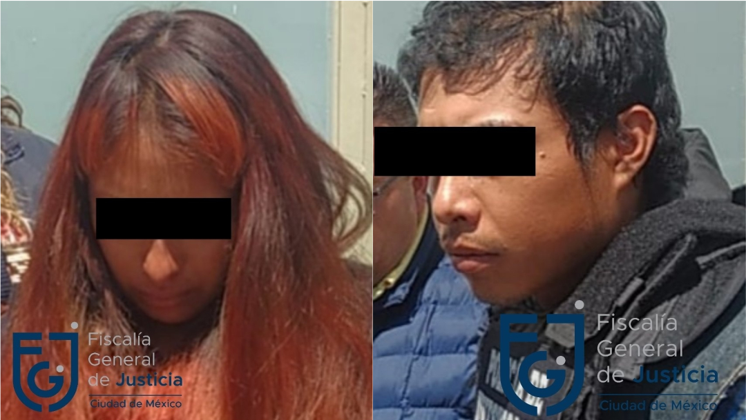 Giovana ‘N’ y Mario ‘N’, presuntos asesinos de la niña Fátima