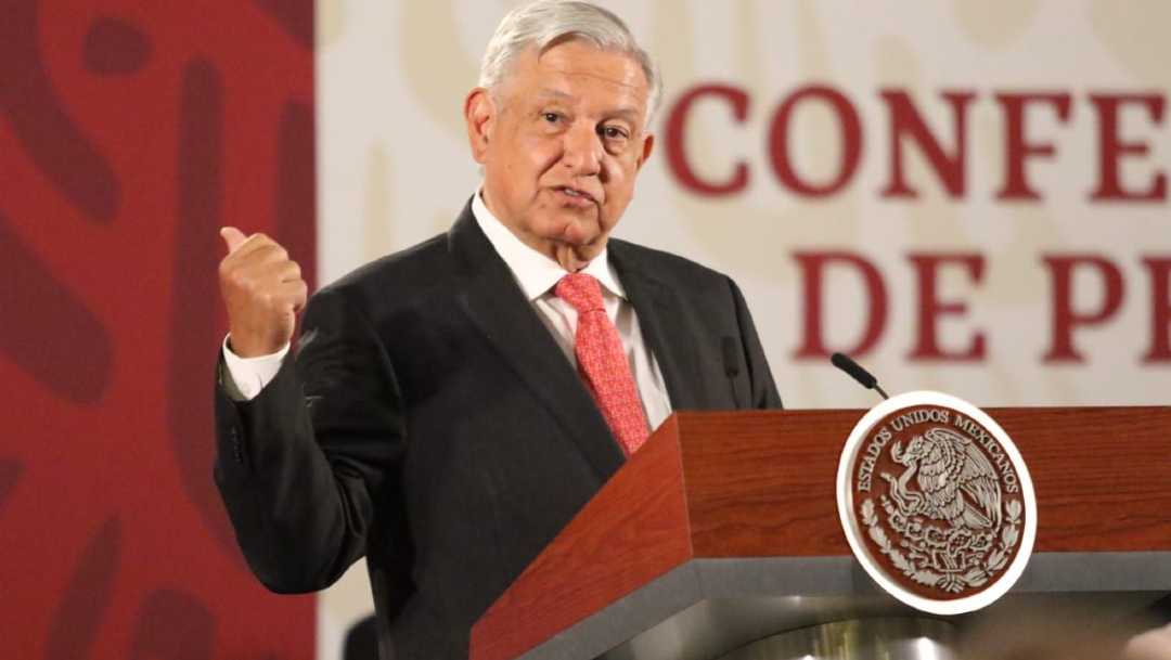 Foto: El presidente de México, Andrés Manuel López Obrador (AMLO), en su conferencia de prensa matutina, 26 febrero 2020