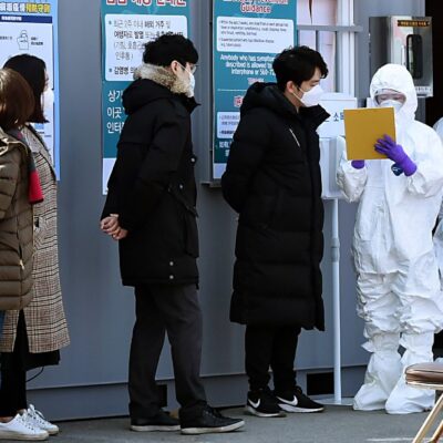 Corea del Sur registra primer deceso por nuevo coronavirus