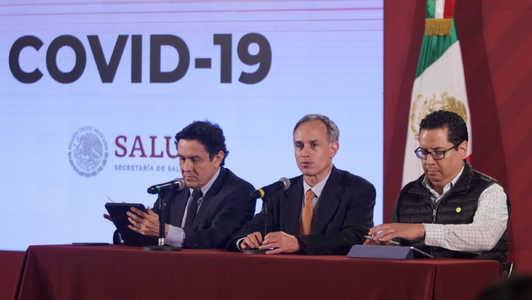 Conferencia por el coronavirus en México. (Cuartoscuro)