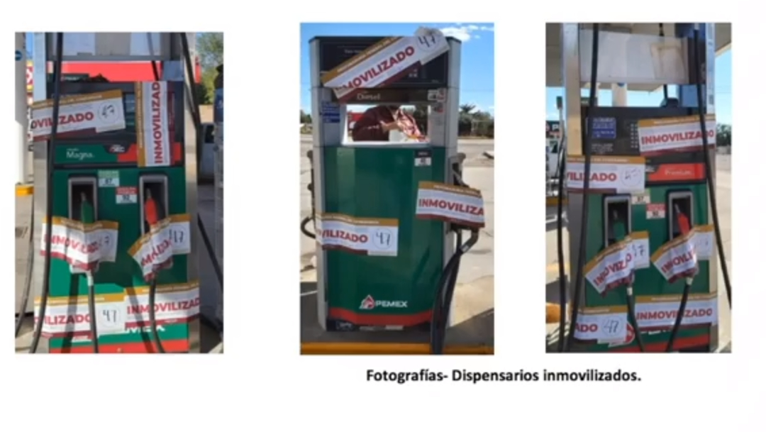 FOTO Profeco inmovilizó 16 mangueras en gasolineras verificadas el 11 de febrero de 2020 (YouTube/AMLO)