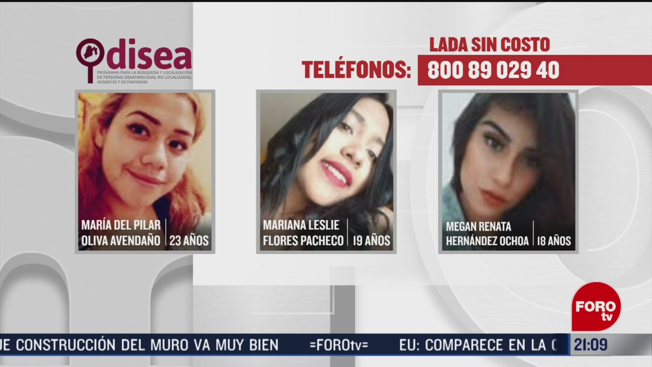Foto: Desaparecen Tres Mujeres Paradero Edomex 12 Febrero 2020
