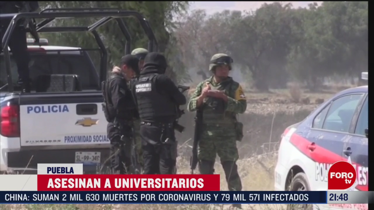 Foto: Asesinato Estudiantes Puebla Detienen Tres Personas 24 Febrero 2020
