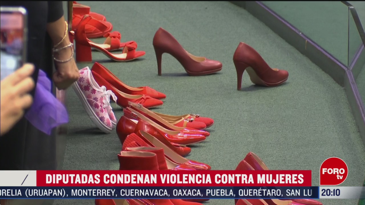 Foto: Diputadas Condenan Violencia Contra Mujeres Tribuna 18 Febrero 2020