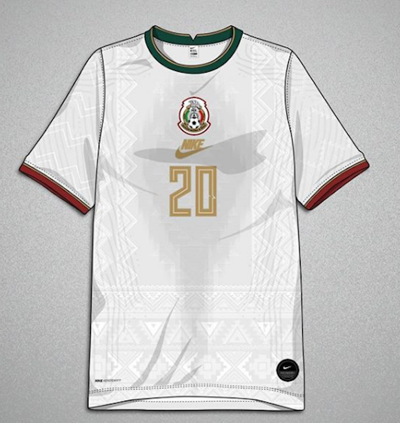 Foto Diseñador fusiona playera de la Selección Mexicana con trajes zapotecas 26 febrero 2020