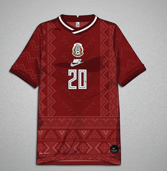 Foto Diseñador fusiona playera de la Selección Mexicana con trajes zapotecas 26 febrero 2020