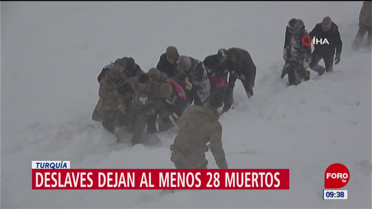 dos avalanchas registradas en turquia dejan mas de 20 muertos