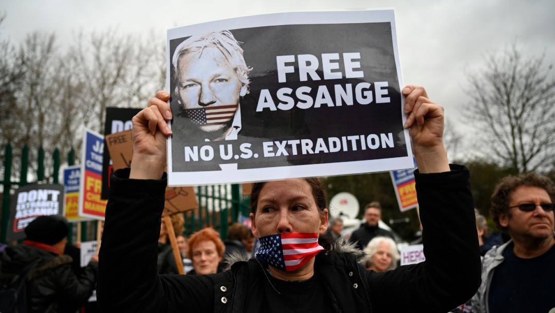 Foto: Assange rechaza extradición a EEUU, en primer día de juicio