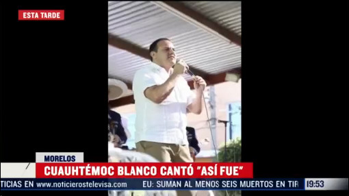 Foto: Video Cuauhtémoc Blanco Canción Juan Gabriel 26 Febrero 2020
