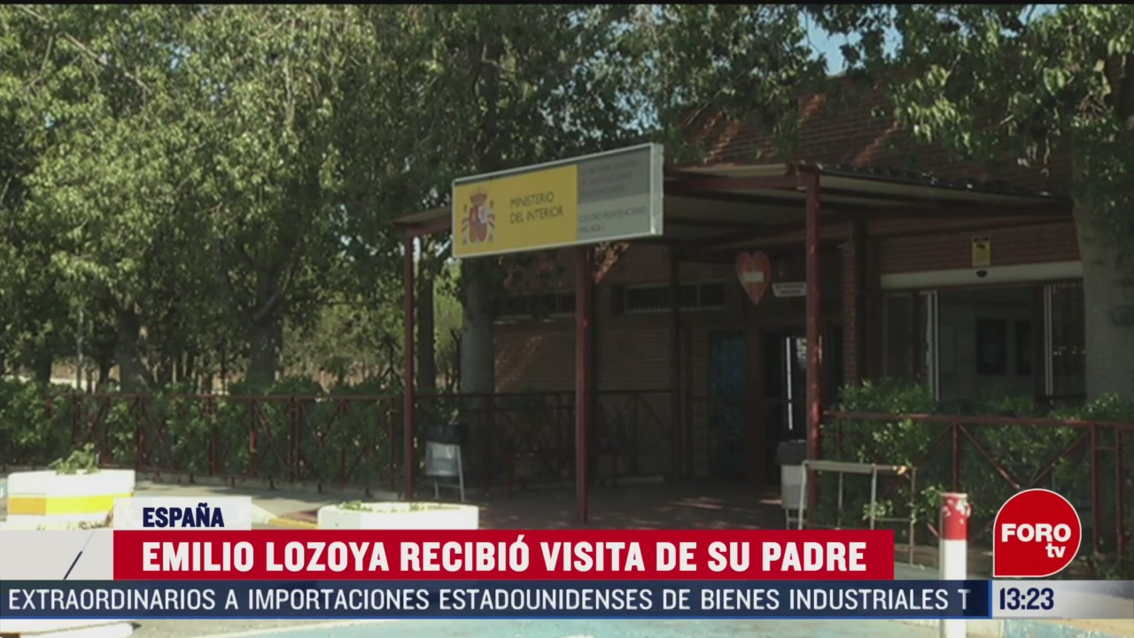 FOTO: emilio lozoya recibe visita de su padre en espana