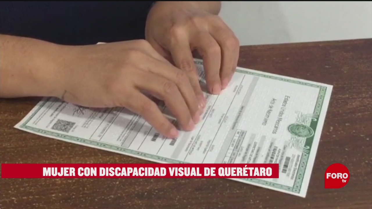 Emiten Documentos Oficiales Braille Querétaro Foto: 10 Febrero 2020