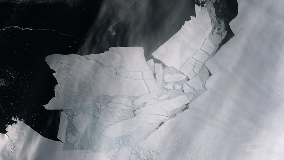 Foto: Se 'rompe' gigante pedazo de hielo en la Antártida, 12 de febrero de 2020, (ESA)