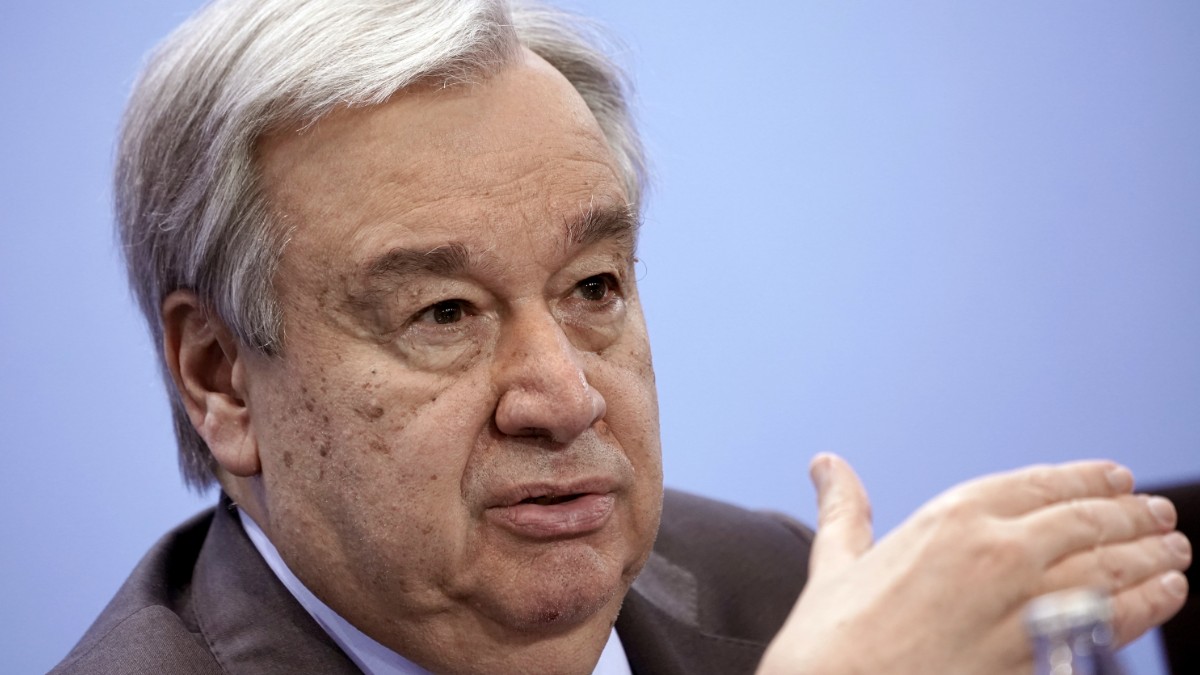 Foto: António Guterres, secretario general de la ONU. Reuters