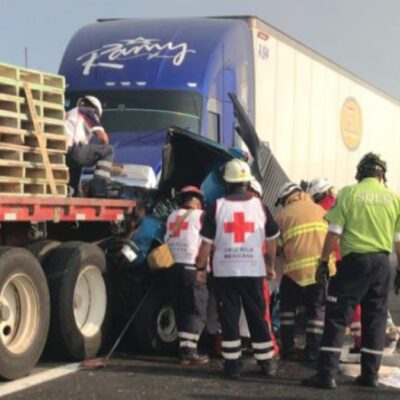 Accidente en Libramiento de Toluca deja dos muertos