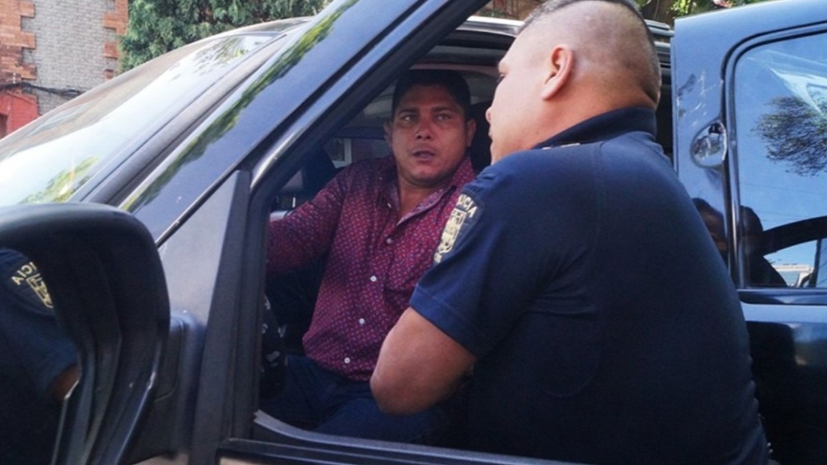 Foto: Los policías detuvieron a Mario Espinosa Zetina.