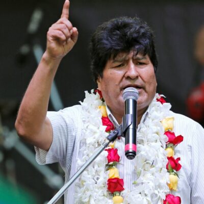 Rechazan candidatura de Evo Morales al Senado de Bolivia