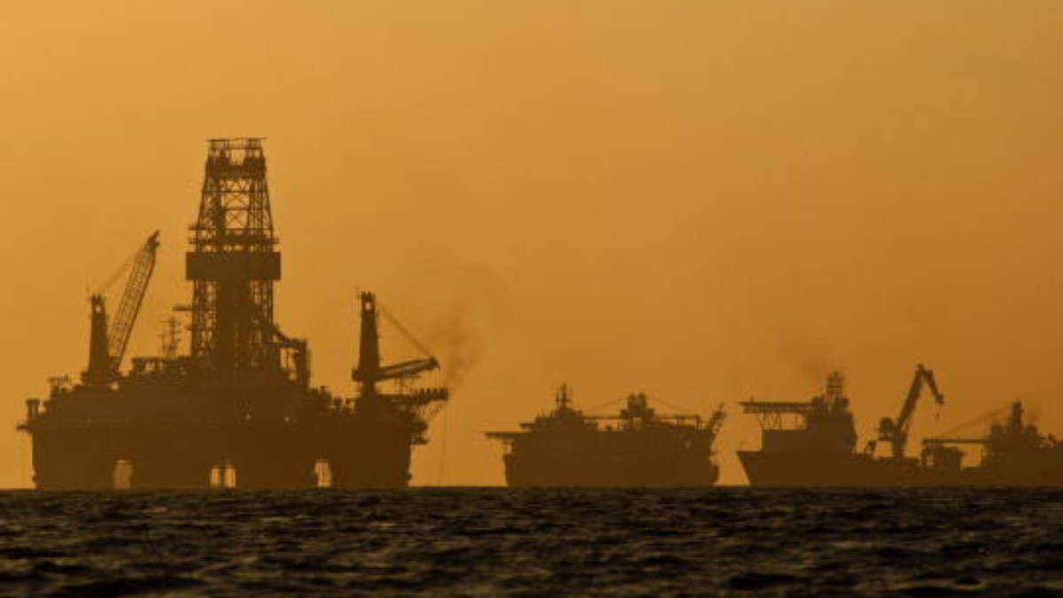 Foto: Pozo petrolero en el Golfo de México. Getty Images/Archivo
