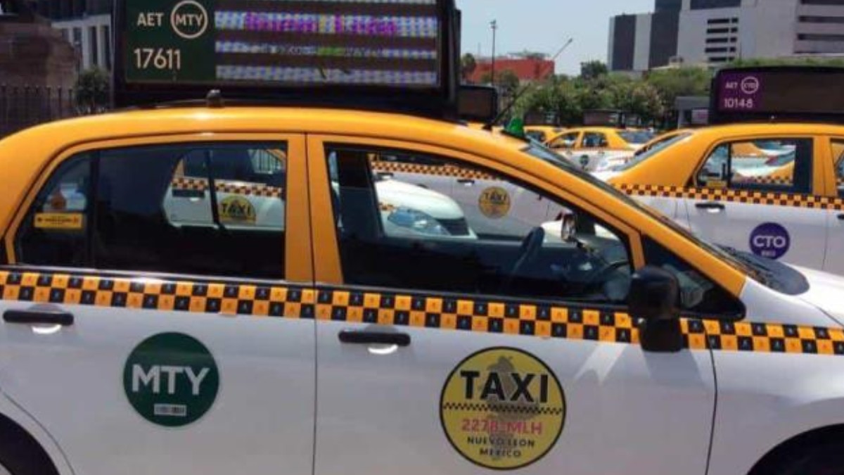 Foto: Programa “Taxi Seguro” en Monterrey, Nuevo León.