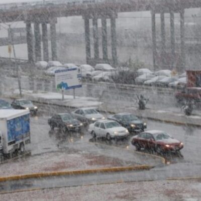 Activan alerta naranja en Ciudad Juárez por nevada; suspenden clases