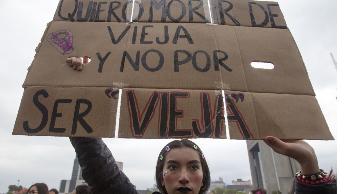 Foto: Mujeres protestan en calles de Monterrey contra la violencia de género. Cuartoscuro