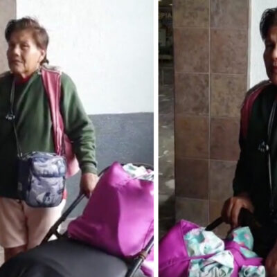 Joven abandona a su madre enferma en central de autobuses de Sonora