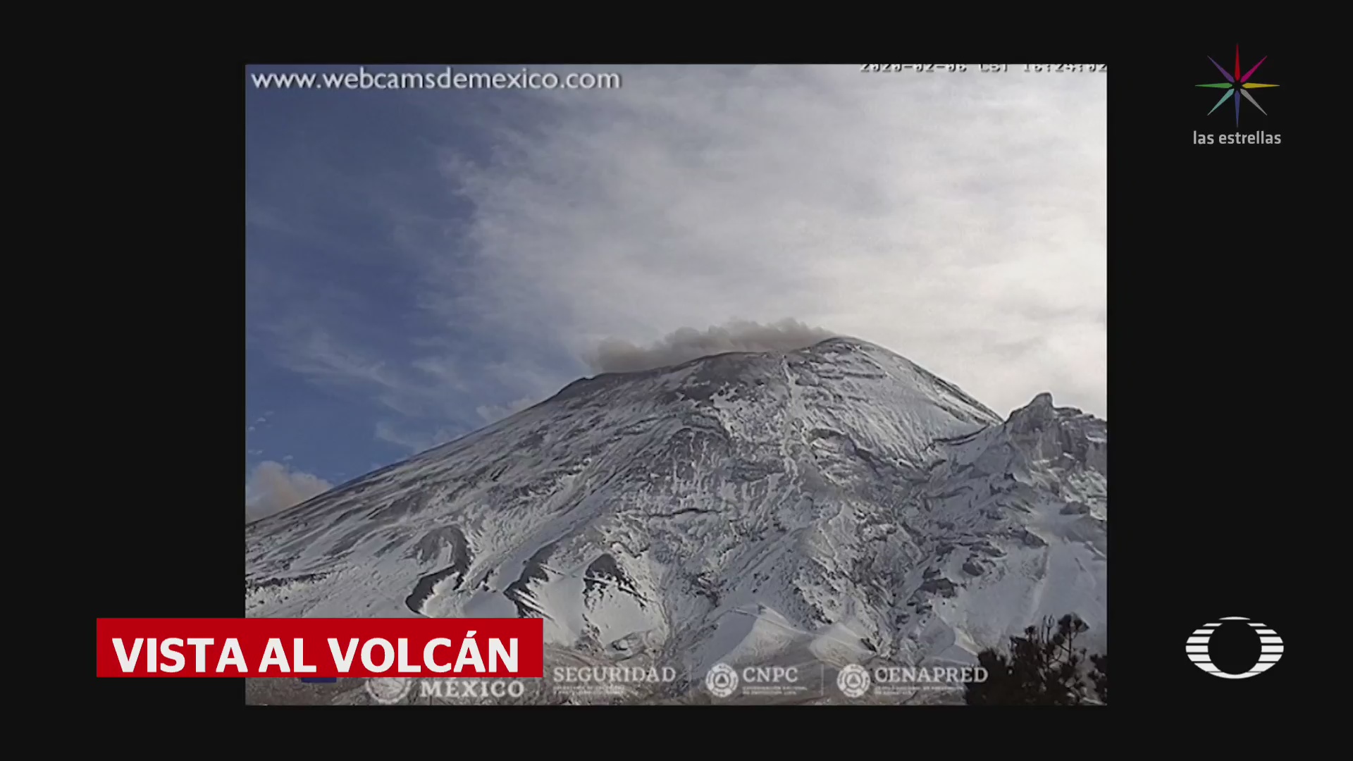 Foto: Vientos Dispersan Contaminación Volcán Popocatépetl 6 Febrero 2020