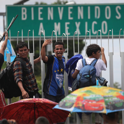 Detienen a 40 migrantes en frontera sur, en Chiapas