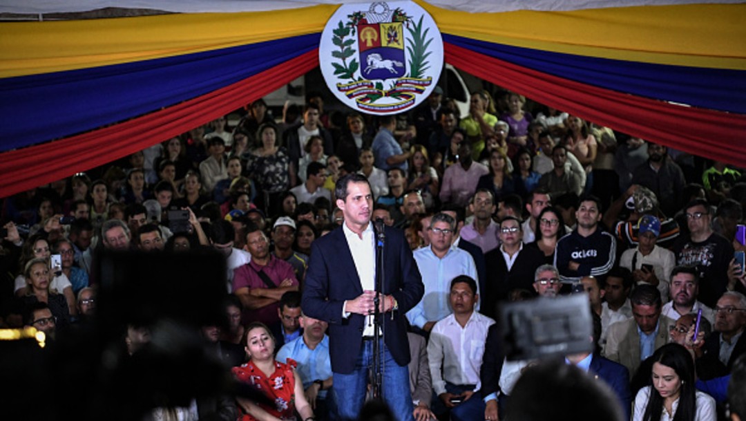 Foto: Guaidó acusa que intentaron matarlo y responsabiliza a Nicolás Maduro, 15 de febrero de 2020, (Getty Images, archivo)