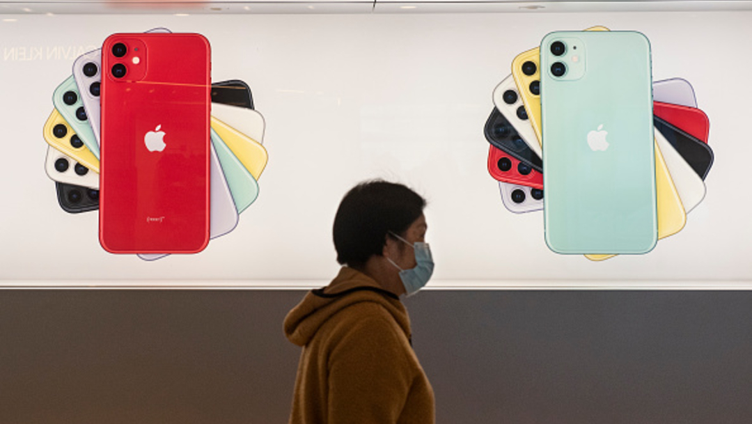 Foto: Coronavirus reducirá producción y ventas de iPhone: Apple, 17 de febrero de 2020, (Getty Images, archivo)