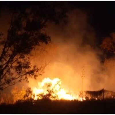Controlan incendio en zona de pastizales en Santa Fe
