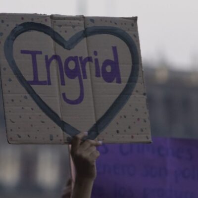 Fotos y videos: Marchan por feminicidio de Ingrid Escamilla en la CDMX