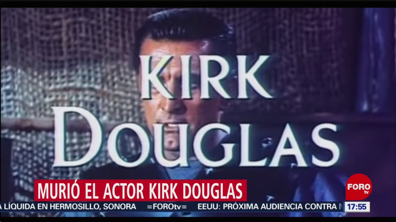 FOTO: kirk douglas la leyenda de la edad de oro de hollywood