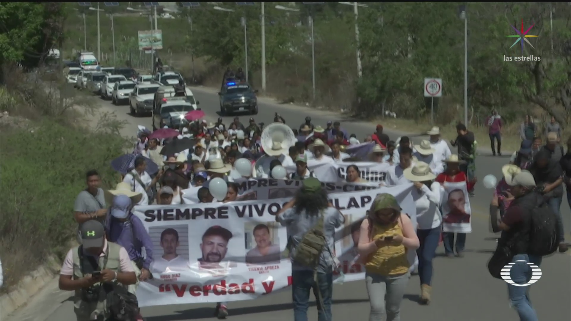 Foto: Los Lebarón Encabezan Marcha Paz Chilapa Guerrero 10 Febrero 2020