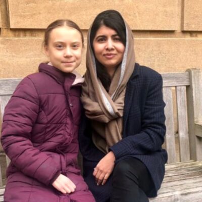 Malala Yousafzai comparte foto viral con Greta Thunberg