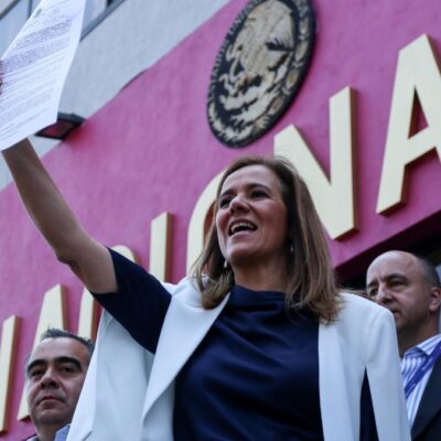 Margarita Zavala solicita registro de México Libre como partido político