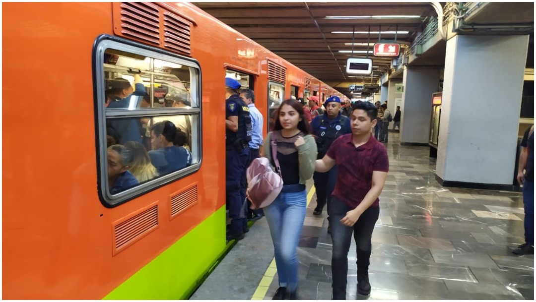 Imagen: Autoridades aseguran que los robos se han reducido en el Metro de la CDMX, 9 de febrero de 2020 (STC)