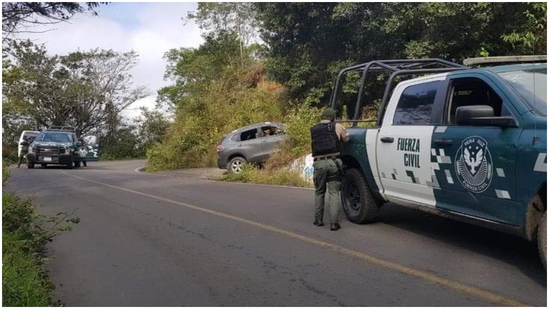 Foto: Mueren tres tras ataque a base de la Fuerza Civil en Veracruz, 22 de febrero de 2020 (Noticieros Televisa)