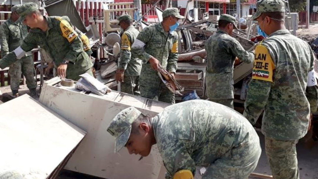 Foto: El Ejército y la Fuerza Aérea Mexicanos apoya a la población civil afectada por desastres, 19 febrero 2020