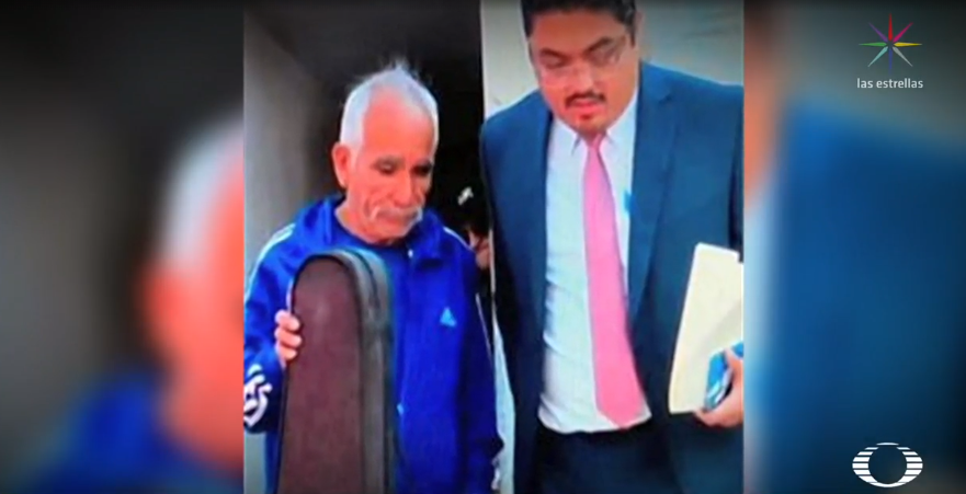 FOTO Sale libre el “preso del violín”, estaba en el penal de Chiconautla (Noticieros Televisa)