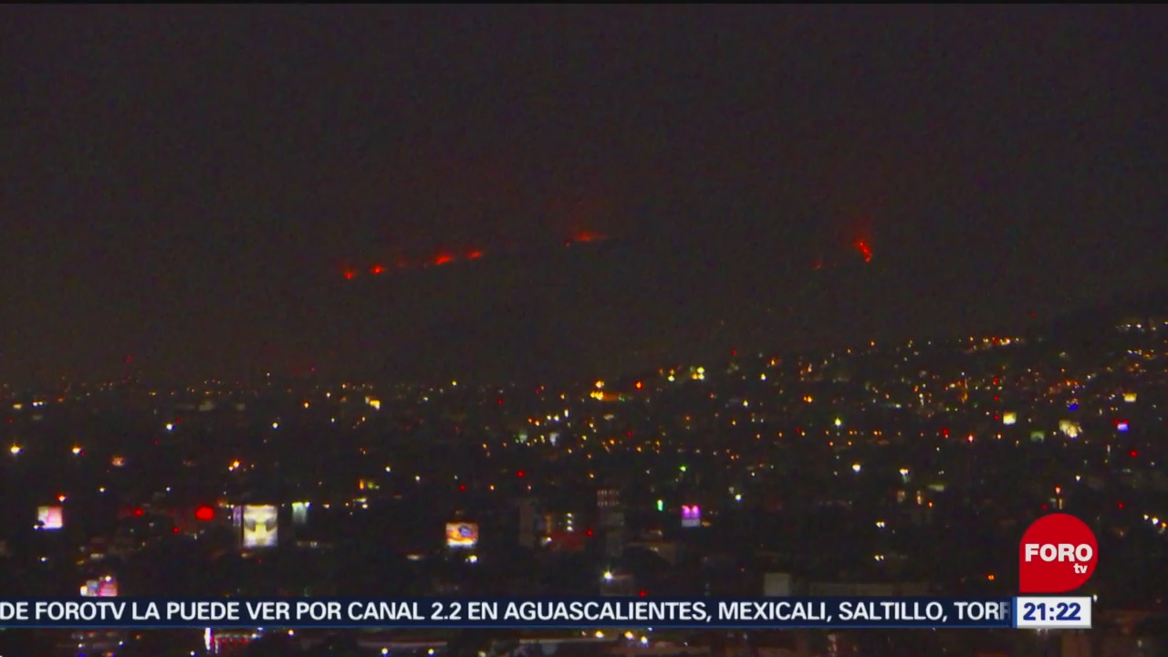 Foto: Se Registra Incendio Chalco Cerro Hoy 8 Febrero 2020