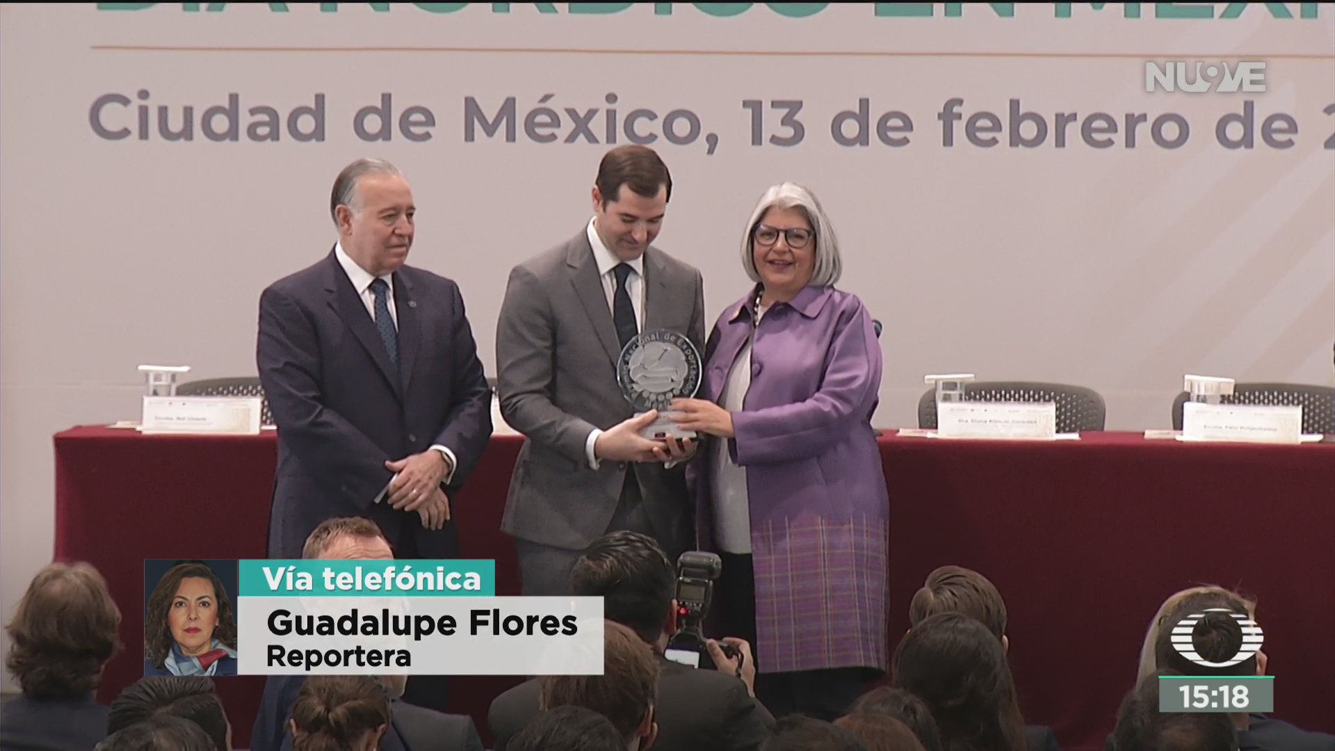 FOTO: secretaria de economia entrega premio nacional de exportacion