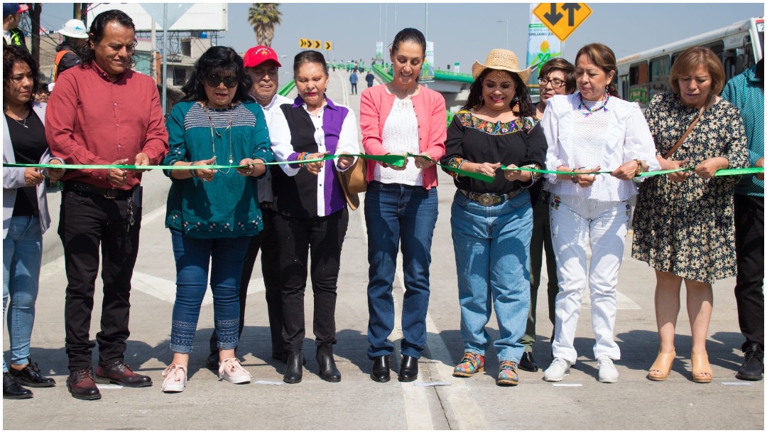 Foto: Claudia Sheinbaum inaugura puente que conecta Iztapalapa con Los Reyes La Paz, 22 de febrero de 2020 (AGDALENA MONTIEL/CUARTOSCURO.COM)