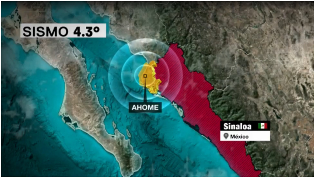Foto: Se registra sismo de magnitud 4.3 en Ahome, Sinaloa, 15 de febrero de 2020 (Foro TV)