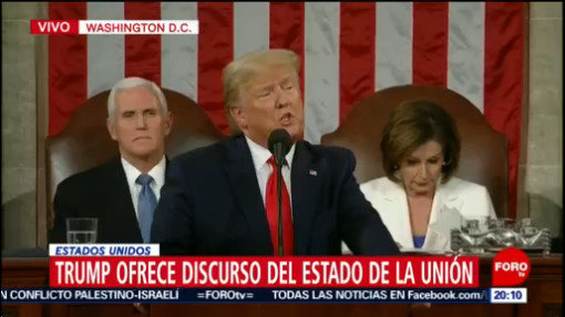 Foto: Trump Ofrece Tercer Discurso Estado Unión 4 Febrero 2020