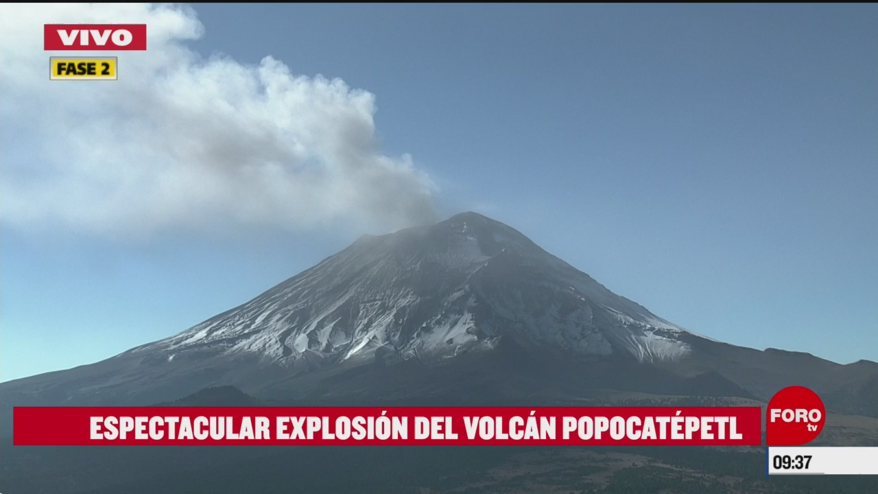 volcan popocatepetl registra explosion alerta se mantiene en amarillo fase